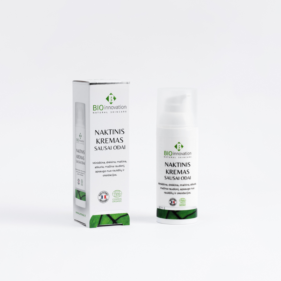 BIO INNOVATION naktinis veido kremas sausai odai – Armele.lt