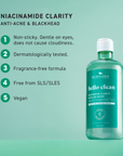BIO BALANCE Hello Clean Niacinamide Clarity – valomasis micelinis vanduo su niacinamidu