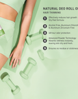 BIO BALANCE DRY & SMOOTH – natūralus plaukelius retinantis rutulinis dezodorantas