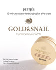 Gold & Snail Hydrogel Eye Patch - paakių padeliai