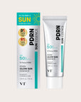 VT COSMETICS PDRN Radiance Sun Essence SPF50+ PA++++ – skaistinanti ir drėkinanti apsauga nuo saulės