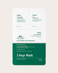 VT COSMETICS Cica Calming 3-Step Mask – 3 žingsnių raminamoji veido procedūra jautriai odai