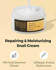 Advanced Snail 92 All In One Cream - atkuriamasis veido kremas su sraigių mucinu
