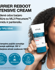 ANUA Barrier Reboot Intensive Cream – intensyviai drėkinantis veido kremas odos barjerui
