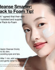 ANUA PDRN Hyaluronic Acid Moisturizing Cleansing Foam – putojantis veido prausiklis