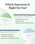 DR.ALTHEA Green Tea Fresh Sunscreen SPF50+ – raminantis apsauginis kremas nuo saulės