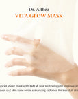 DR.ALTHEA Vita Glow Mask – skaistinanti lakštinė veido kaukė (1 vnt)