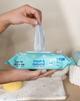 Fresh & Natural drėgnos servetėlės kūdikiams ir vaikams