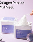 MARY&MAY Collagen Peptide Vital Mask – stangrinančios lakštinės veido kaukės (30 vnt)