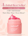 MEDICUBE Collagen Jelly Cream - veido kremas su kolagenu
