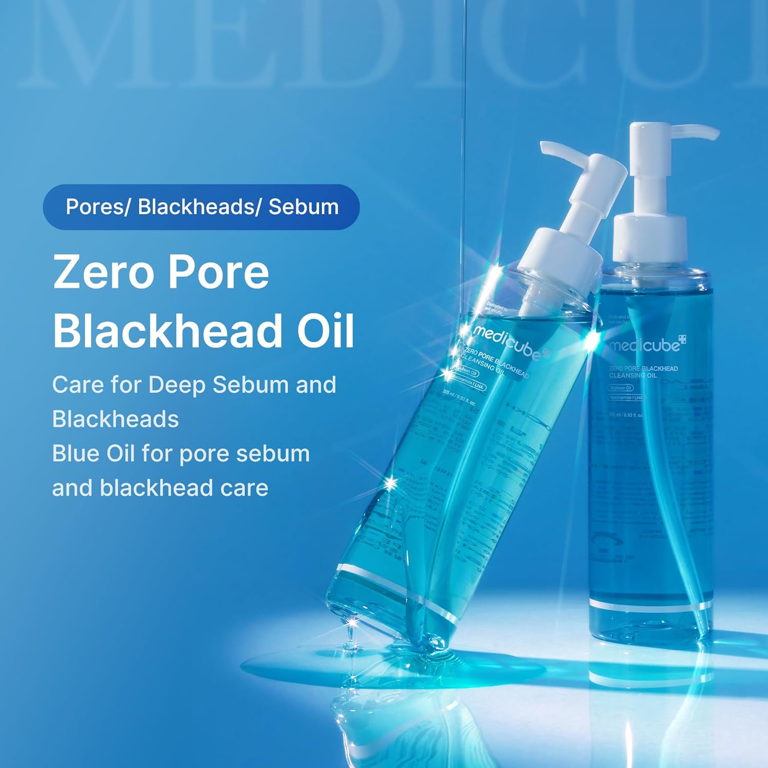 MEDICUBE Zero Pore Blackhead Deep Cleansing Oil – aliejinis veido