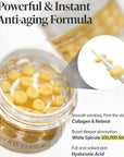 SUNGBOON EDITOR Deep Collagen Retinol Power Boosting Capsule Cream – stiprinamasis kapsulių veido kremas