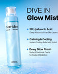 TORRIDEN DIVE-IN Low Molecular Hyaluronic Acid Glow Mist – drėkinamoji veido dulksna