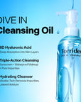 TORRIDEN DIVE-IN Low Molecule Hyaluronic Acid Cleansing Oil – valomasis veido aliejus su hialurono rūgštimi