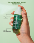 BIO BALANCE Oil Control Clarity Mist Serum  – riebalų išsiskyrimą reguliuojanti veido dulksna-serumas