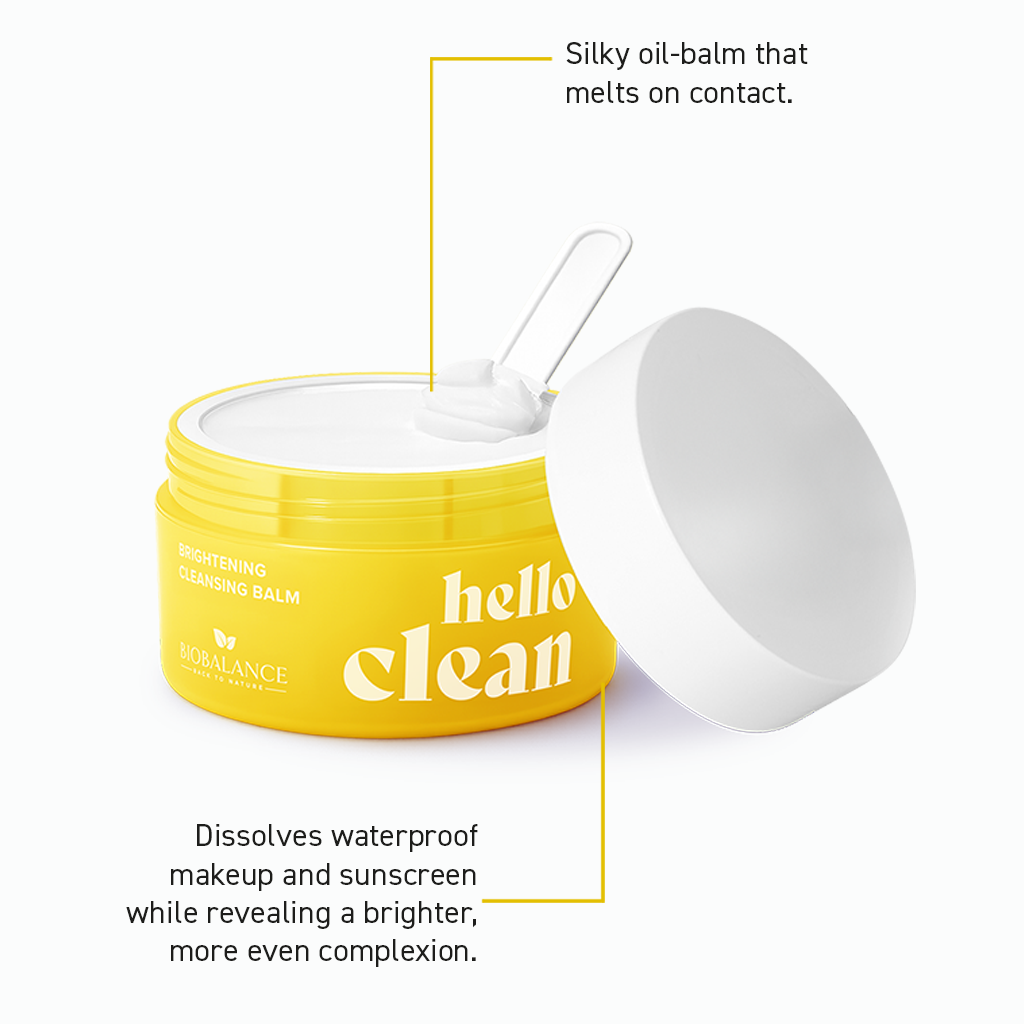 BIO BALANCE Hello Clean - skaistinantis valomasis veido balzamas su vitaminu C