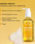 BIO BALANCE Hello Clean Turmeric Bright Aqua Face Wash – skaistinantis veido prausiklis