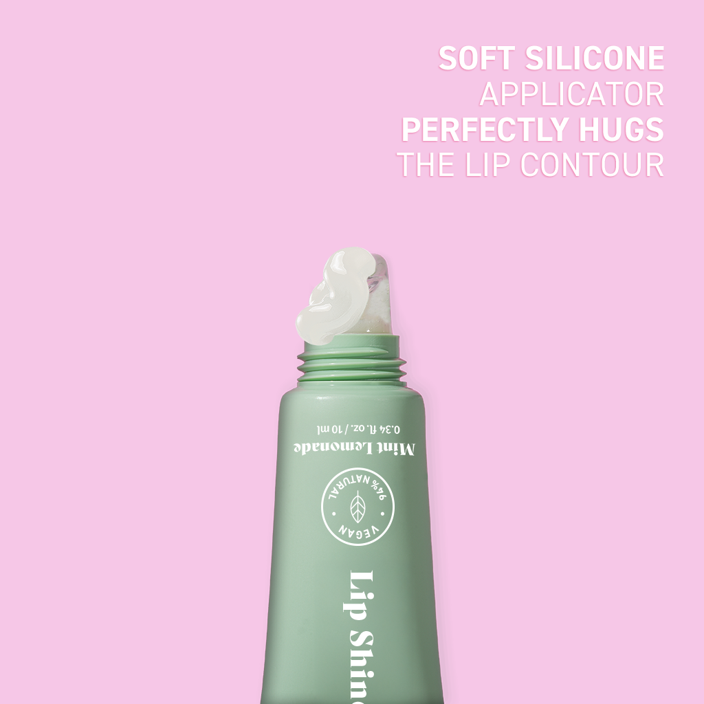 BIO BALANCE Lip Shine Balm Mint Lemonade – blizgesį suteikiantis maitinamasis lūpų balzamas