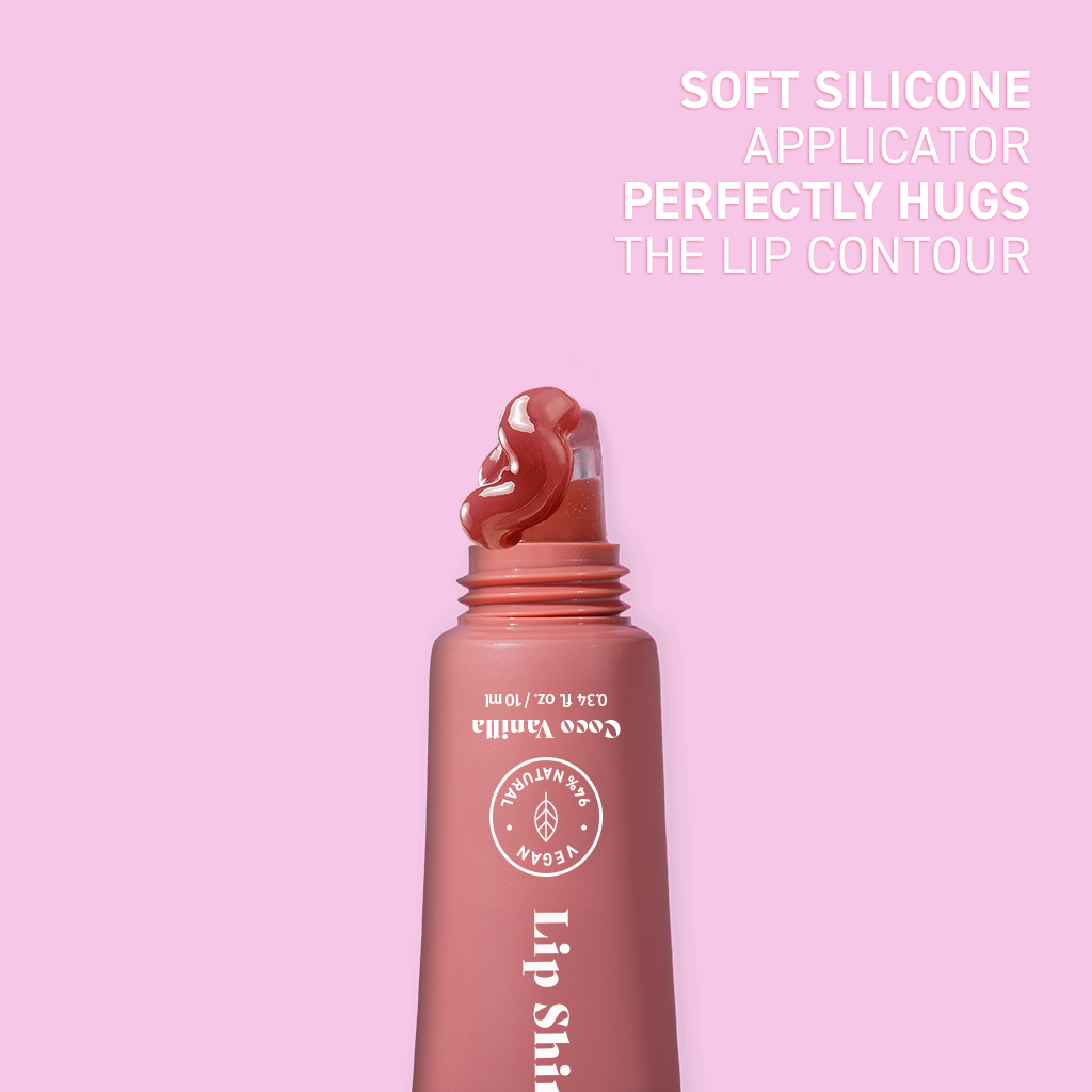 BIO BALANCE Lip Shine Balm Coco Vanilla – blizgesį suteikiantis maitinamasis lūpų balzamas