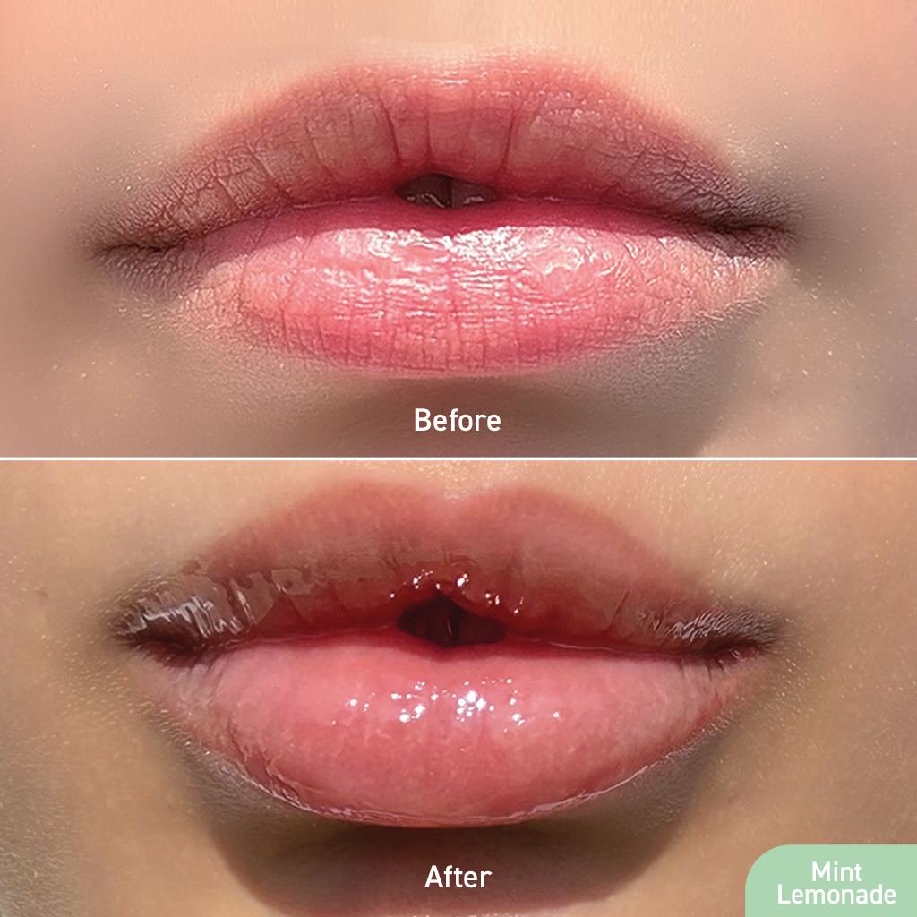 BIO BALANCE Lip Shine Balm Mint Lemonade – blizgesį suteikiantis maitinamasis lūpų balzamas