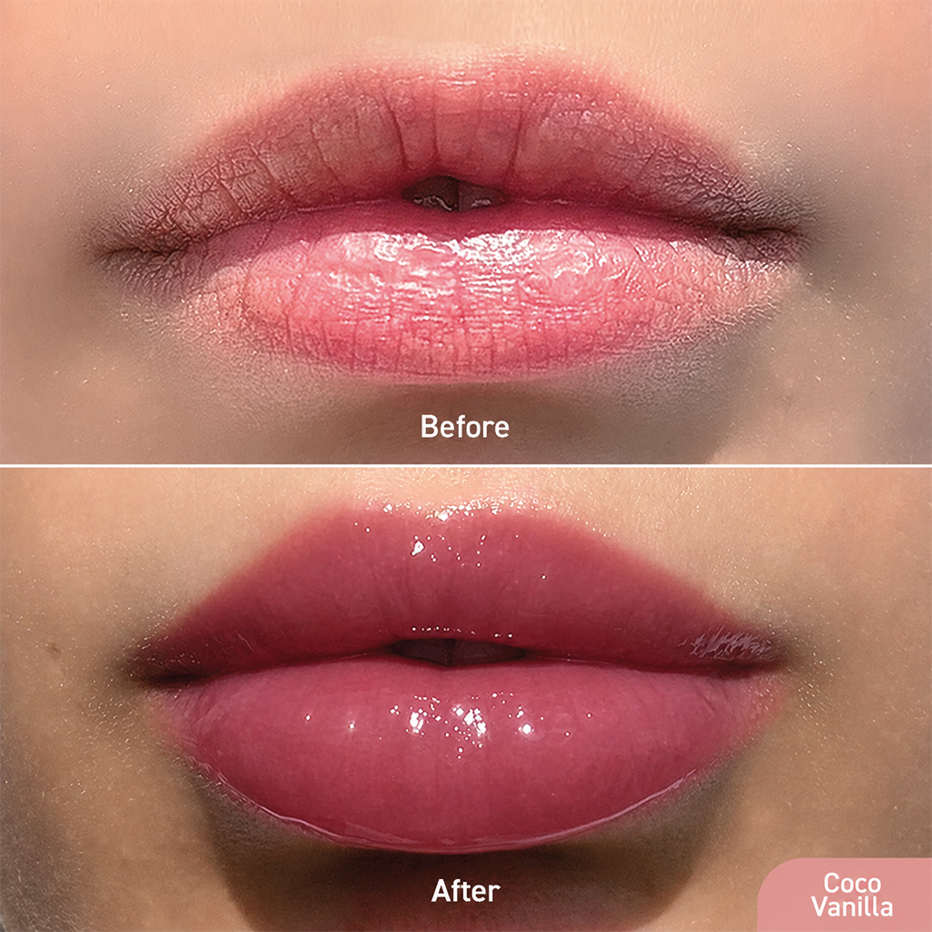 BIO BALANCE Lip Shine Balm Coco Vanilla – blizgesį suteikiantis maitinamasis lūpų balzamas