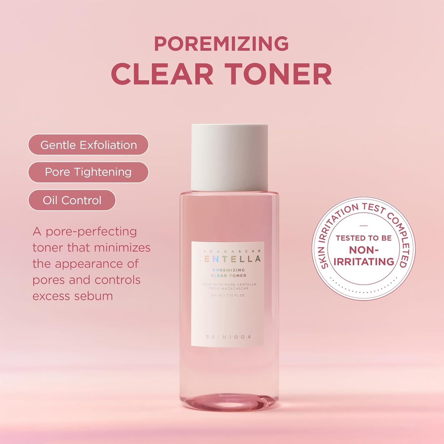 Madagascar Centella Poremizing Clear Toner – sebumą kontroliuojantis veido tonikas