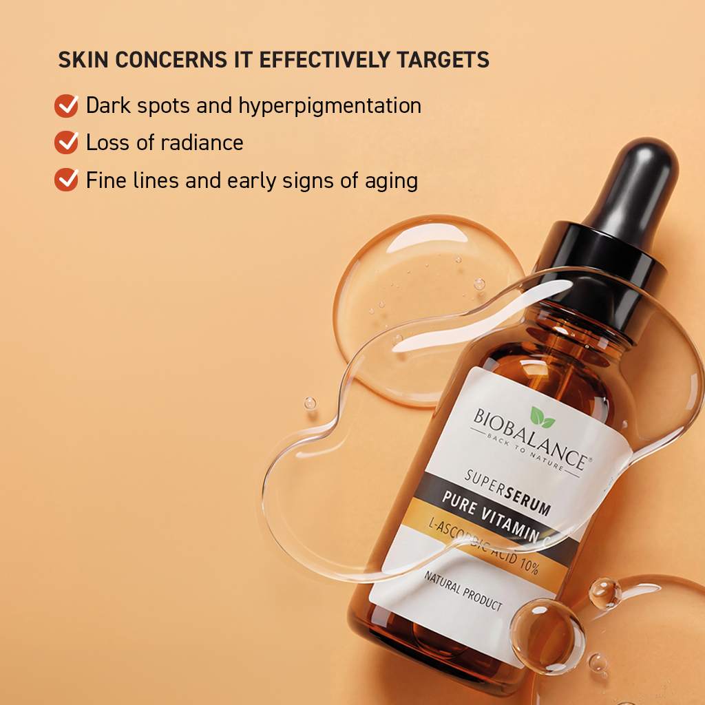 BIO BALANCE Super Glow Duo – skaistinantis veido priežiūros rinkinys su vitaminu C