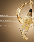 BIO BALANCE Gold & Peptide 24K - raukšles mažinantis veido serumas