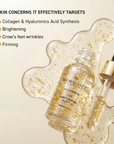 BIO BALANCE Gold & Peptide 24K - raukšles mažinantis veido serumas