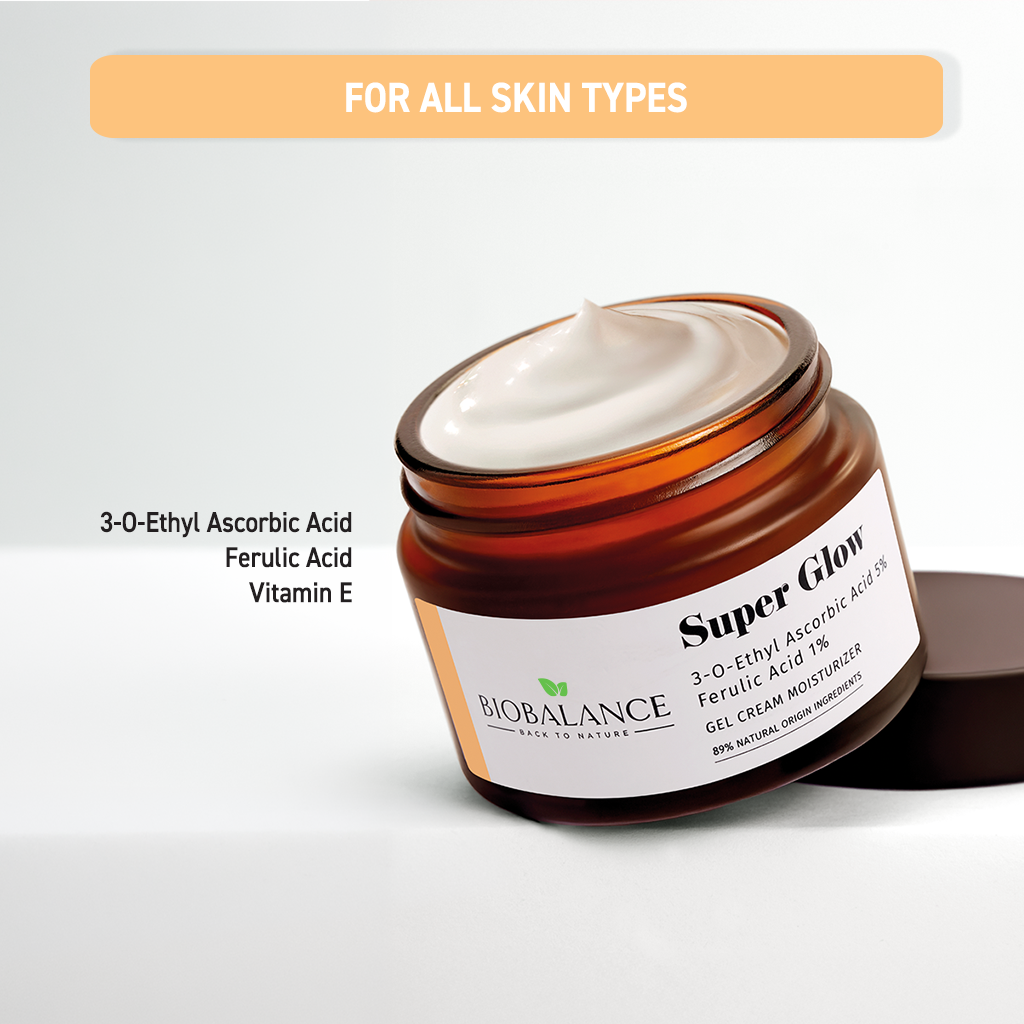 BIO BALANCE Super Glow Duo – skaistinantis veido priežiūros rinkinys su vitaminu C