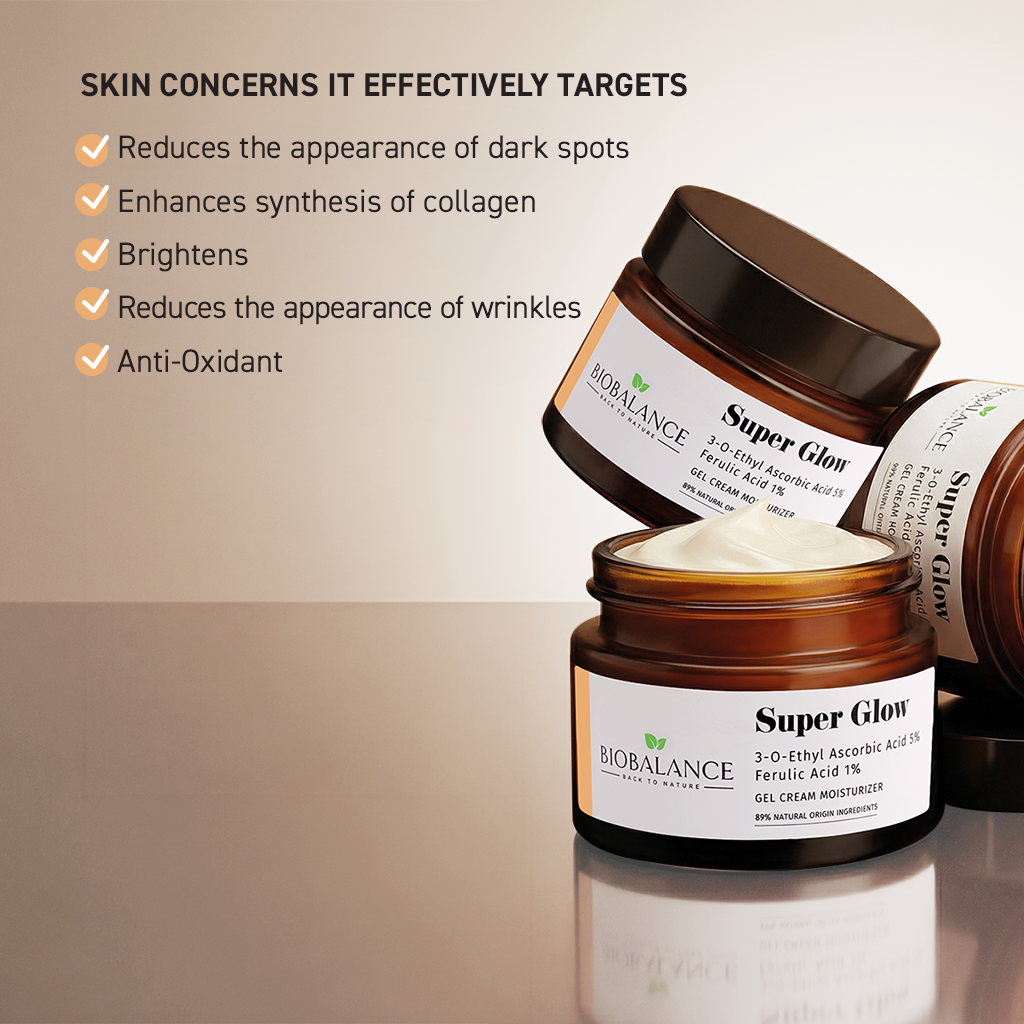 BIO BALANCE Super Glow Duo – skaistinantis veido priežiūros rinkinys su vitaminu C