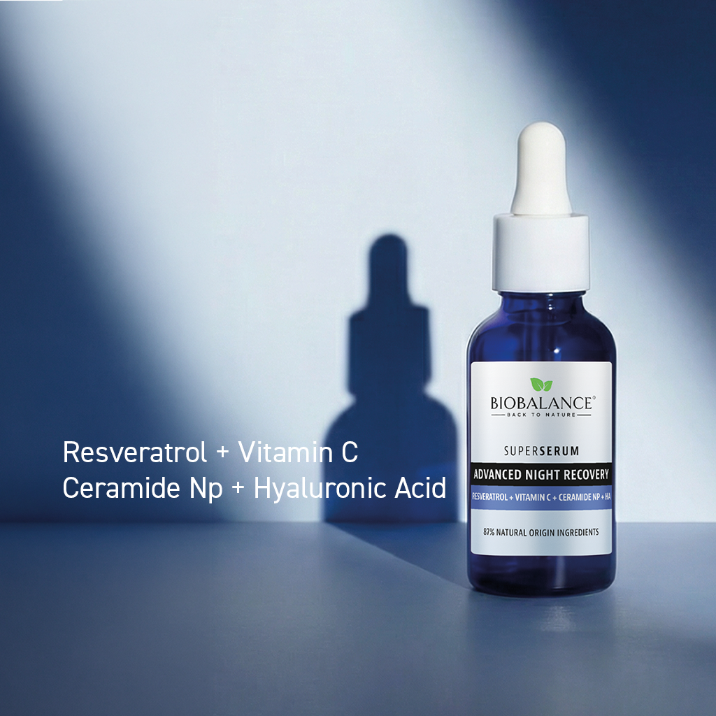 BIO BALANCE Advanced Night Recovery - naktinis atkuriamasis veido serumas