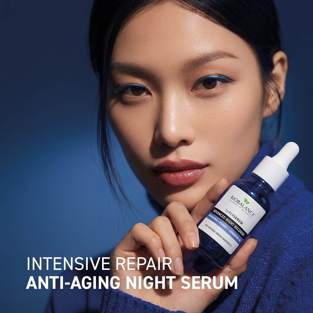 BIO BALANCE Advanced Night Recovery - naktinis atkuriamasis veido serumas