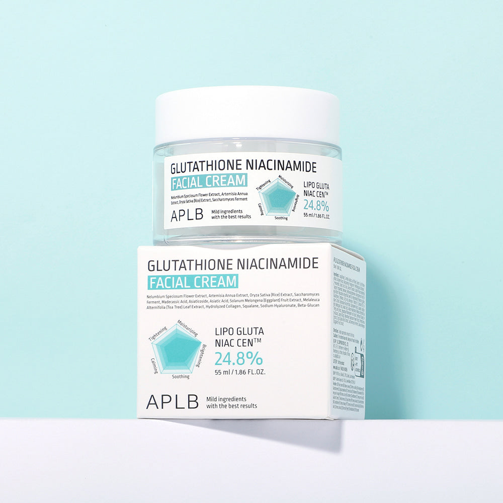 Glutathione Niacinamide Facial Cream – drėkinamasis ir skaistinantis veido kremas