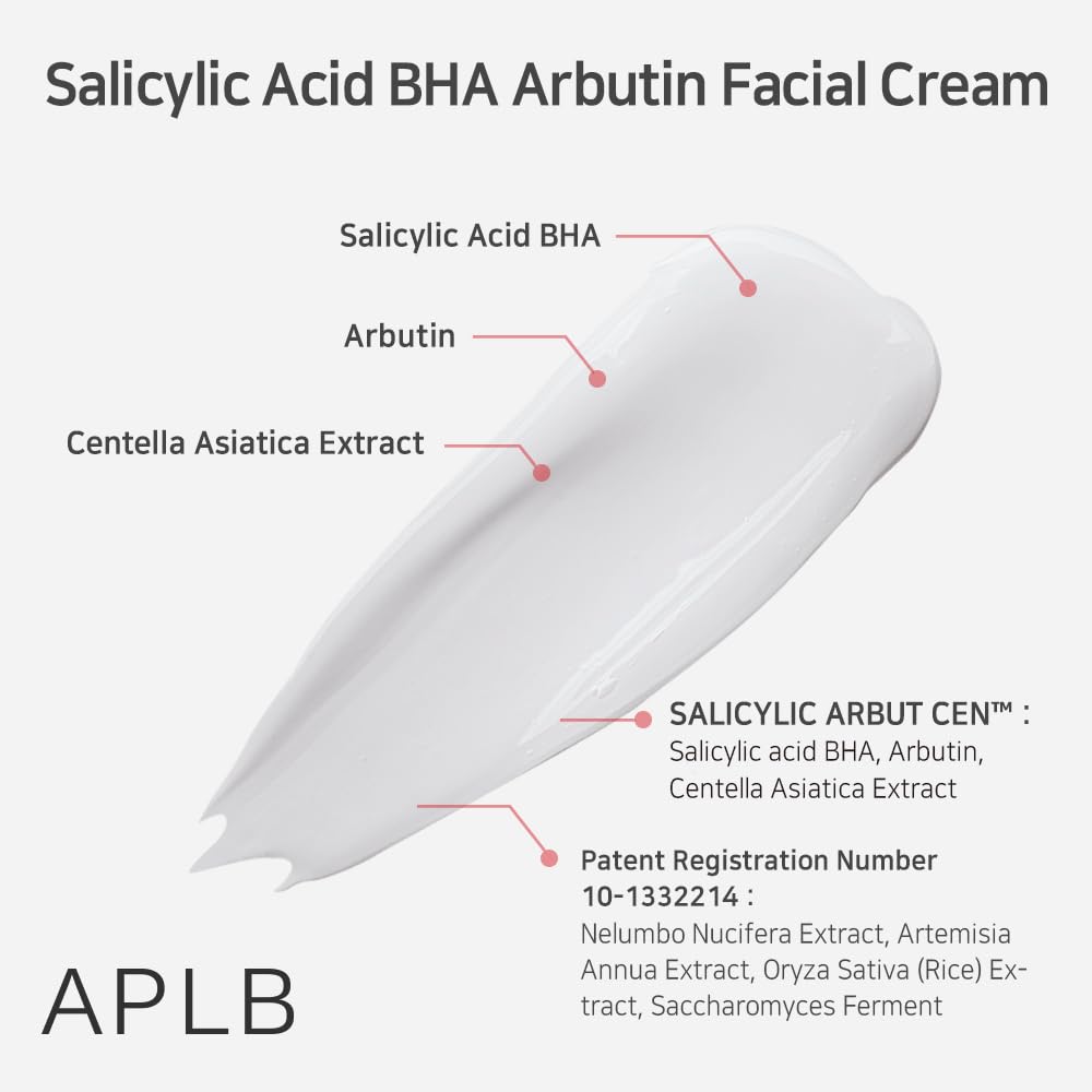 Salicylic Acid BHA Arbutin Facial Cream – veido kremas