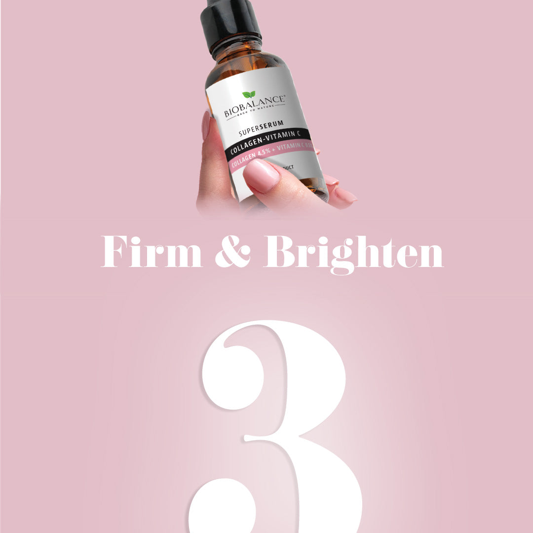 BIO BALANCE Super Collagen C - stangrinanti veido priežiūros rutina