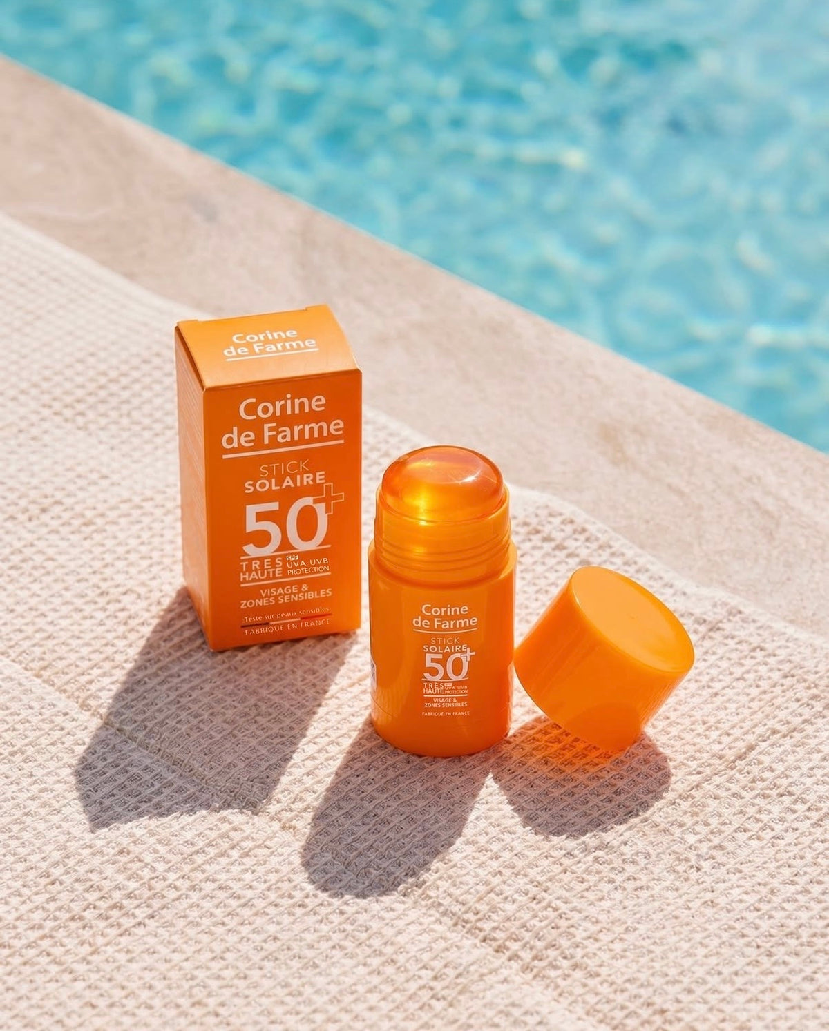 CORINE DE FARME SPF50+ Sunscreen Stick – apsauginis pieštukas nuo saulės SPF50+