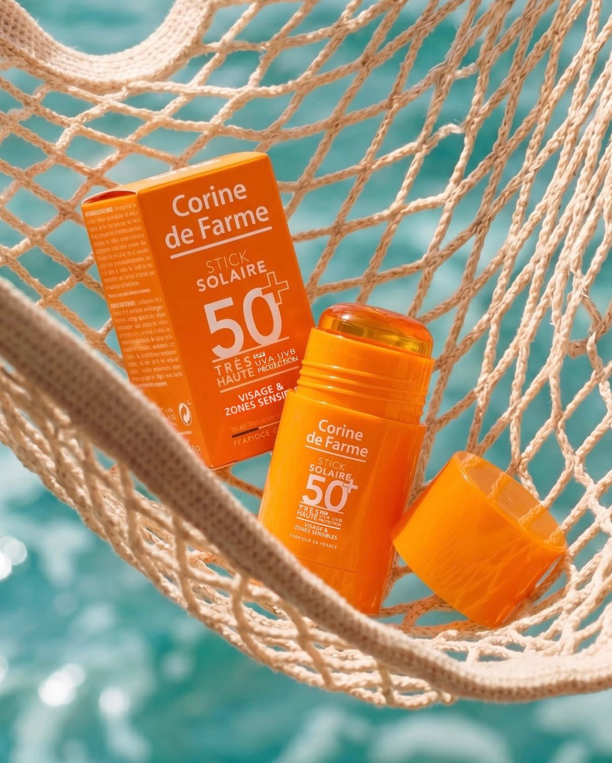 CORINE DE FARME SPF50+ Sunscreen Stick – apsauginis pieštukas nuo saulės SPF50+