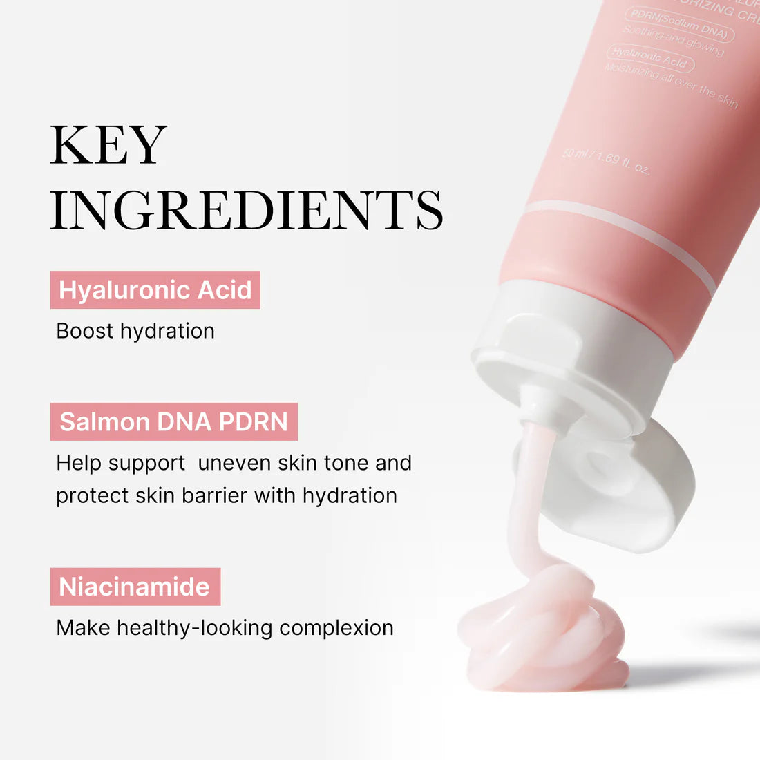 PDRN Pink Duo – švytėjimo ir drėkinimo rinkinys su peptidais ir hialuronu
