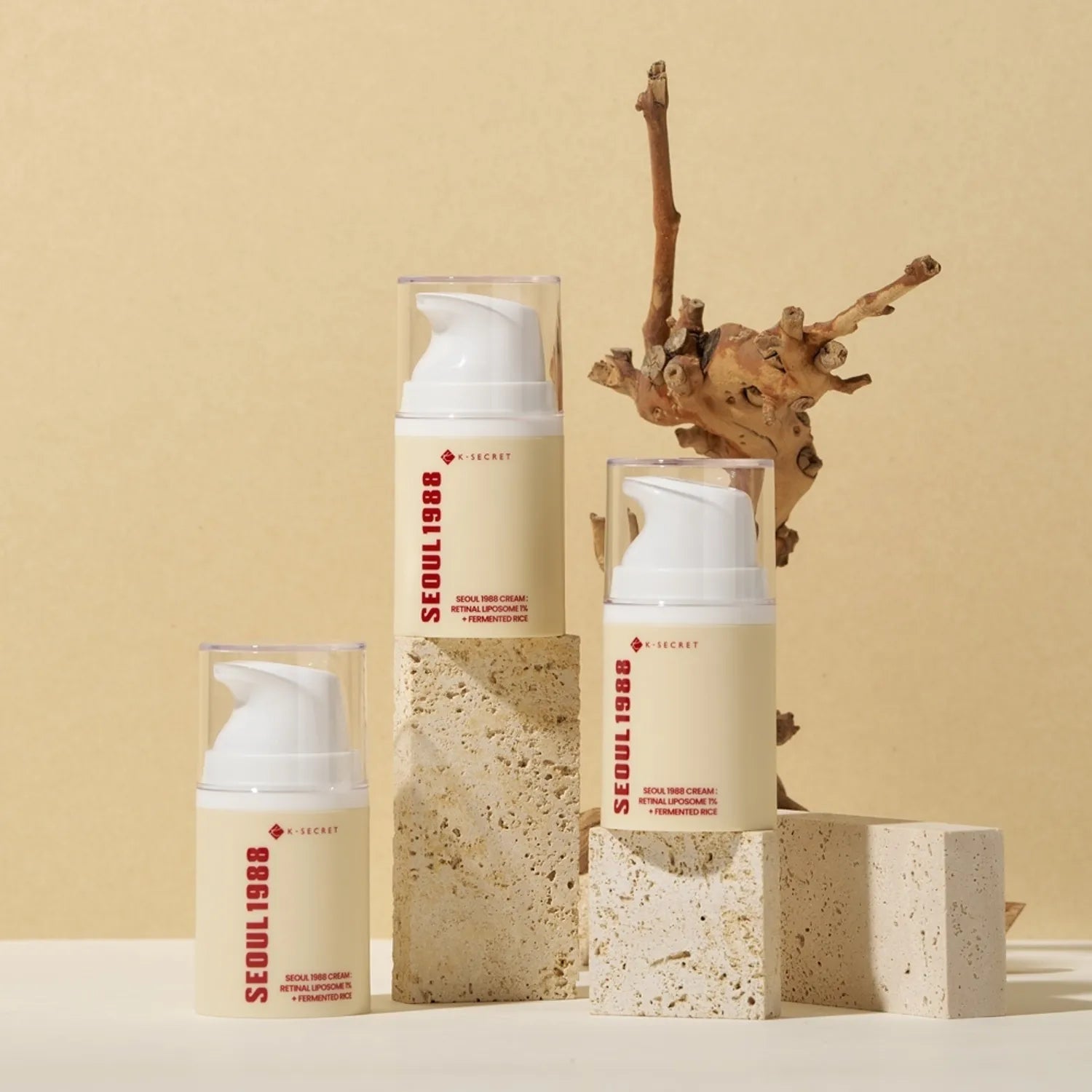 SEOUL 1988 Cream : Retinal Liposome 1% + Fermented Rice - veido kremas