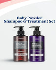 Honey & Macadamia Baby Powder – plaukų priežiūros rinkinys švaros aromato
