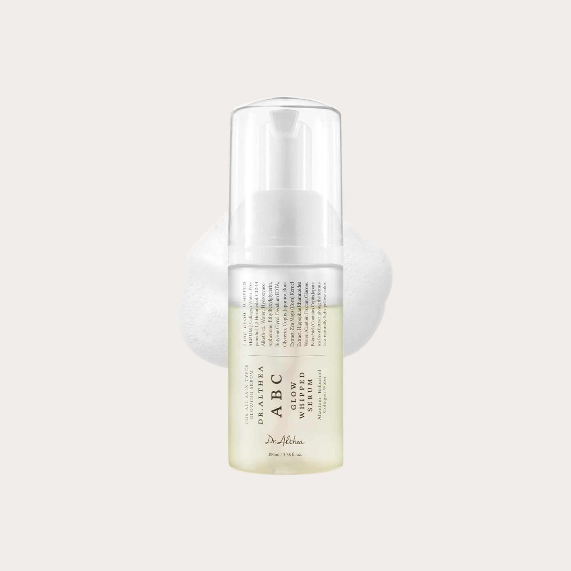 DR. ALTHEA ABC Glow Whipped Serum – skaistinantis ir drėkinantis veido serumas