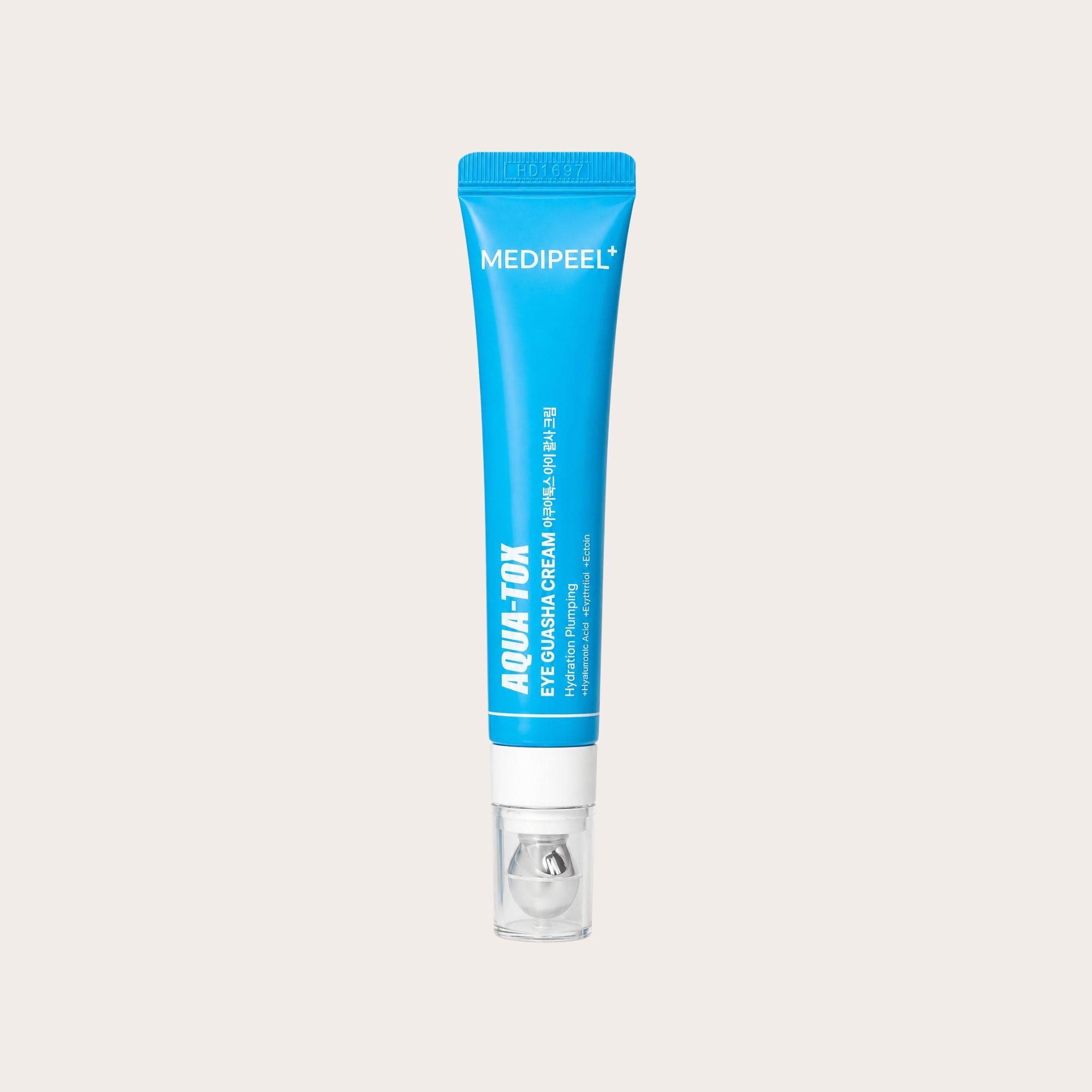 MEDIPEEL Aqua-Tox Eye Guasha Cream – drėkinantis paakių kremas su gua sha aplikatoriumi