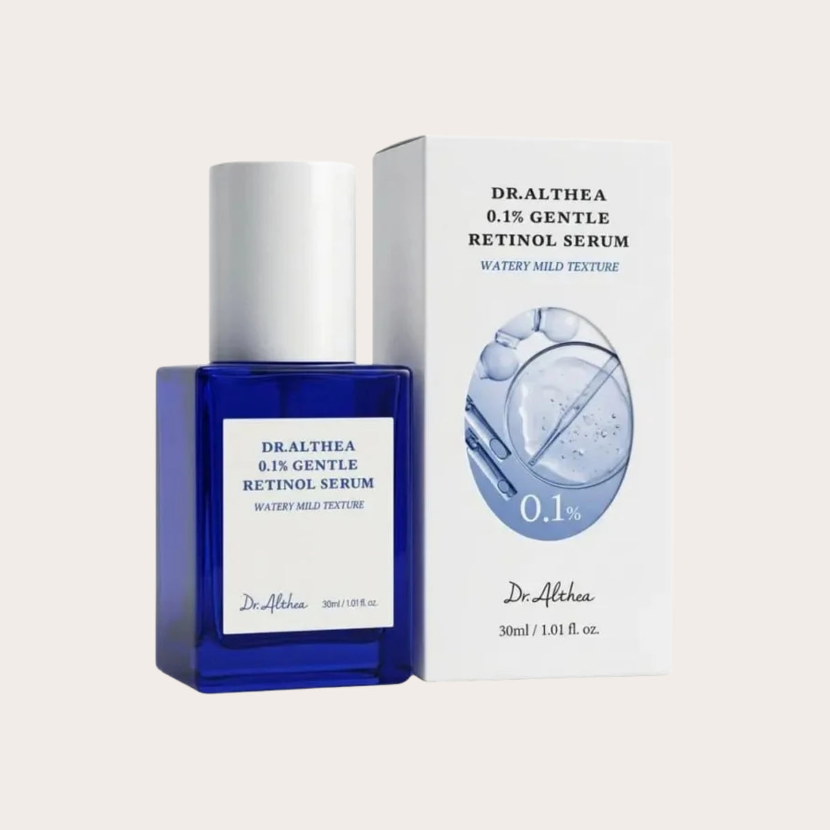DR.ALTHEA 0.1 Gentle Retinol Serum – serumas su 0,1 % retinoliu