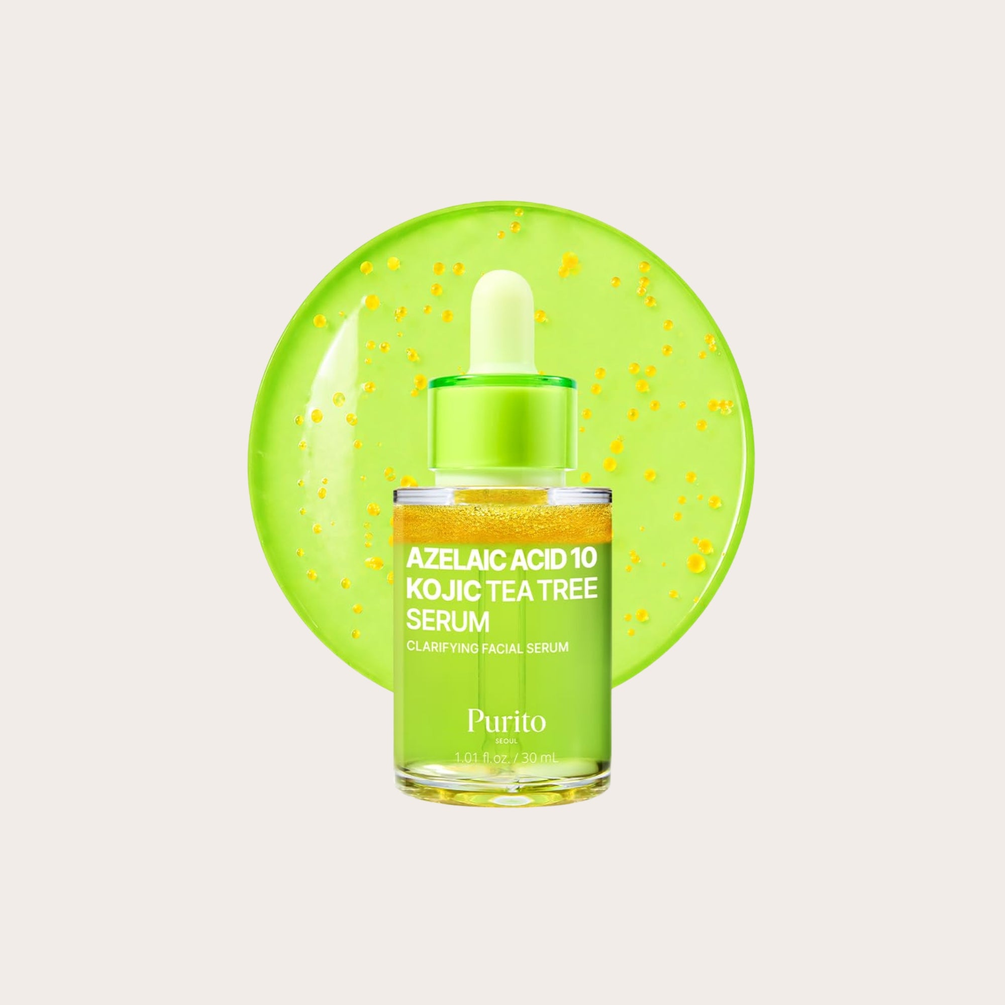 PURITO SEOUL Azelaic Acid 10 Kojic Tea Tree Serum – veido serumas