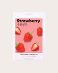 MISSHA Airy Fit Strawberry Sheet Mask - lakštinė veido kaukė su braškių ekstraktu (1 vnt)