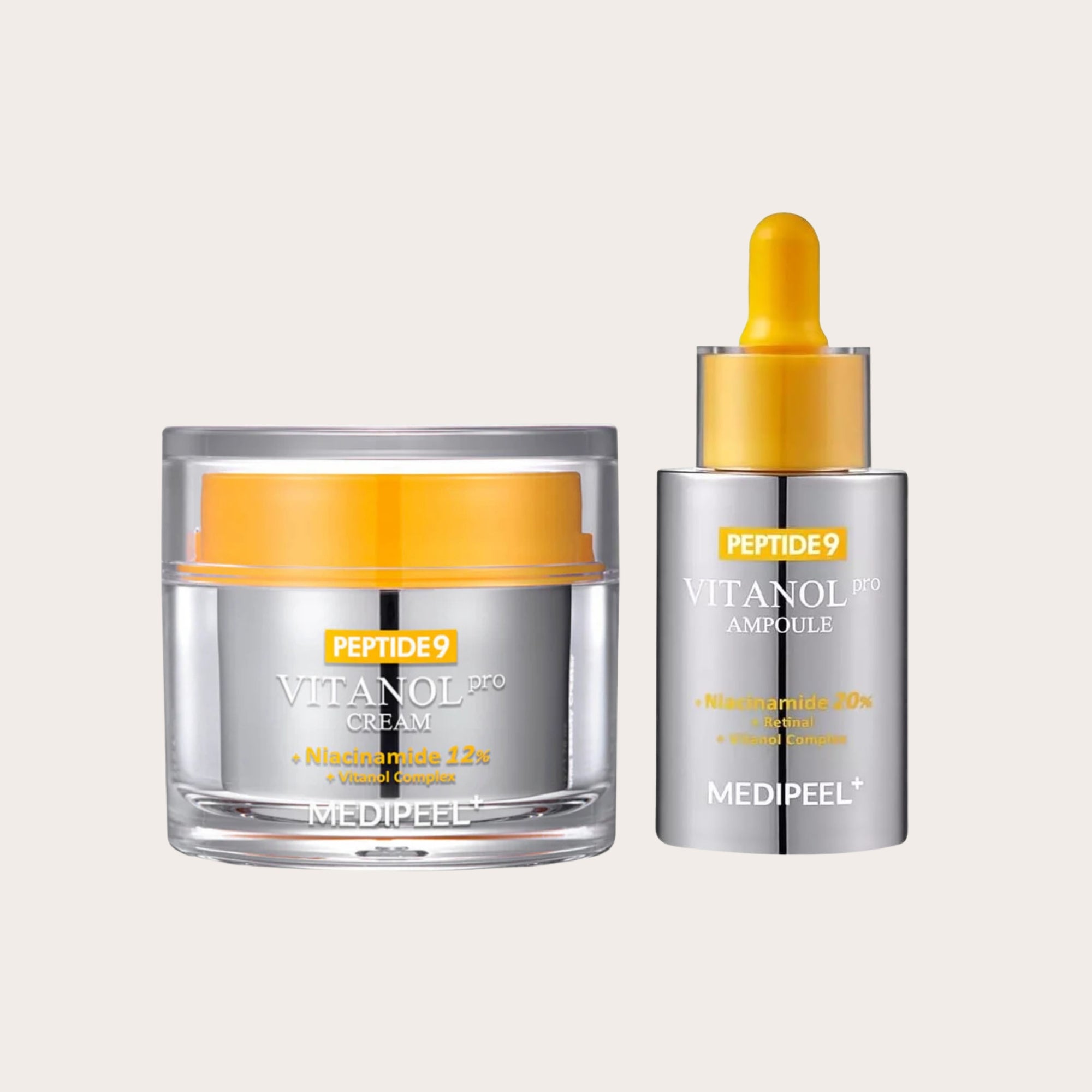 MEDIPEEL Peptide 9 Vitanol Pro Duo Set – rinkinys skaistesnei ir stangresnei odai