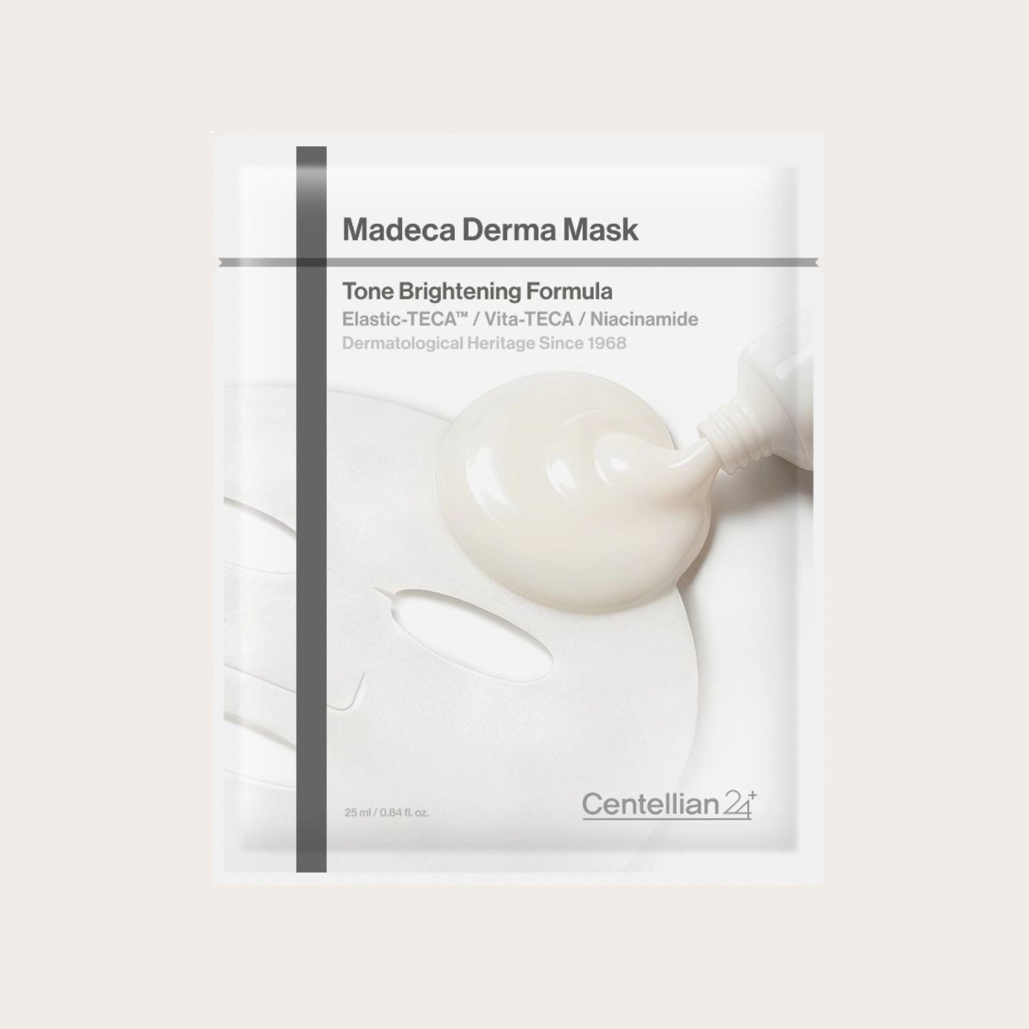 CENTELLIAN24 Madeca Derma Mask Tone Brightening Formula – skaistinanti veido kaukė