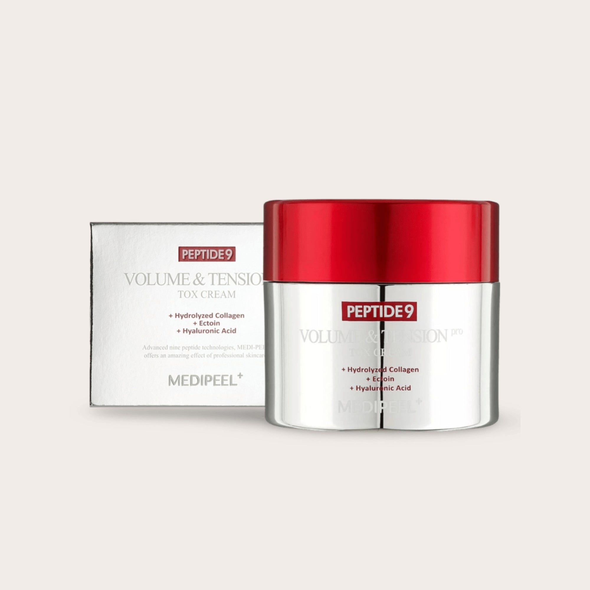 MEDIPEEL Peptide 9 Volume and Tension Tox Cream PRO – stangrinantis ir putlinantis veido kremas