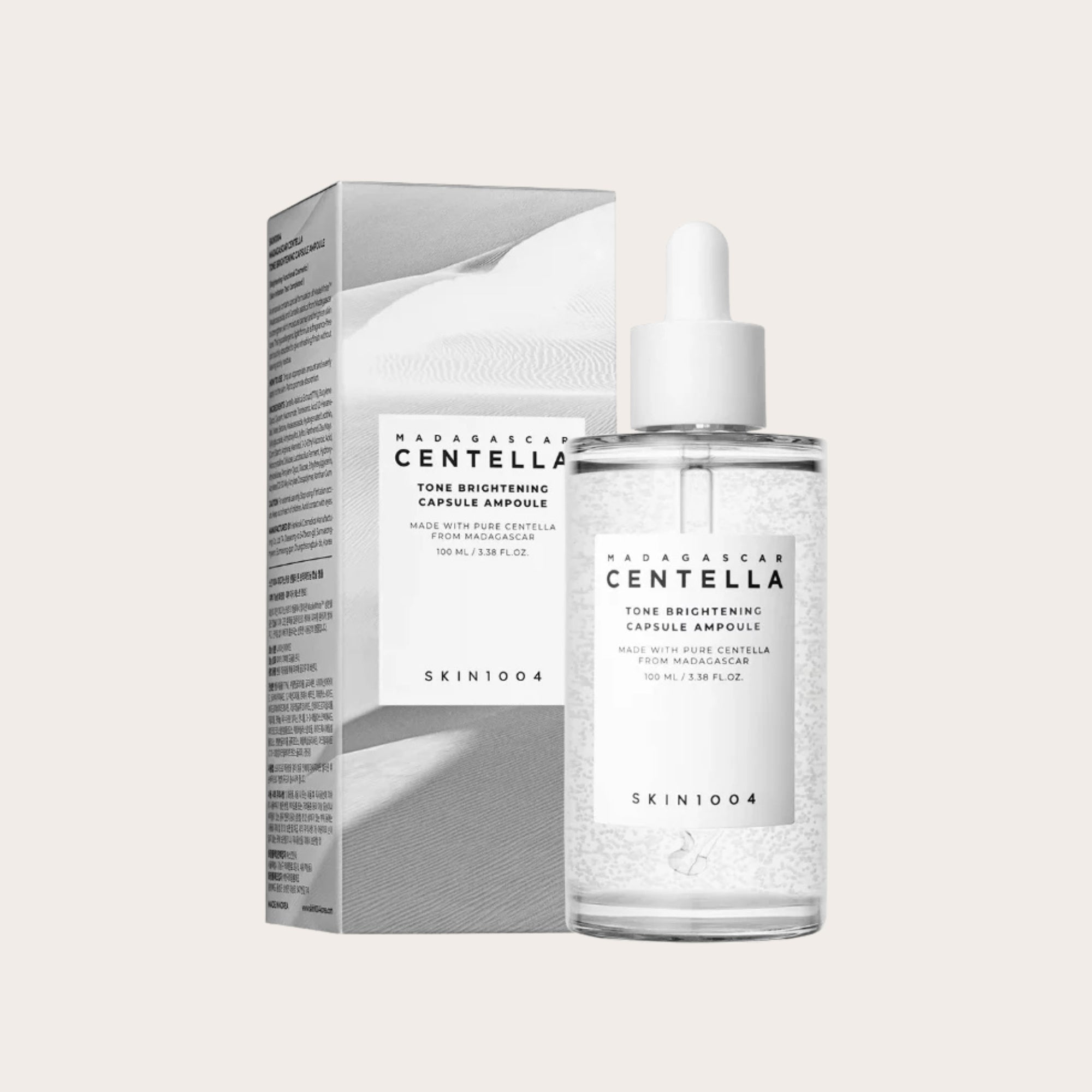SKIN1004 Madagascar Centella Tone Brightening Capsule Ampoule – tamsias dėmes koreguojantis veido serumas